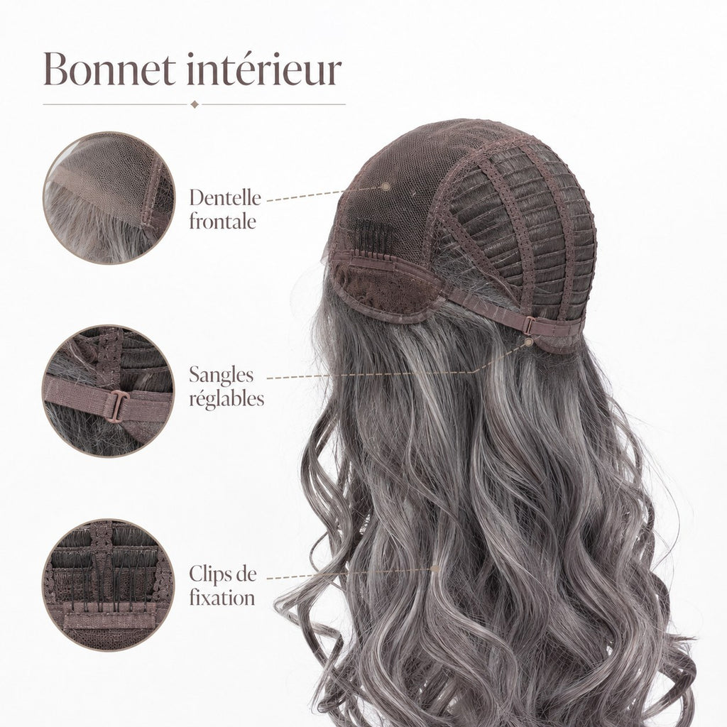 Bonnet intérieur clips et sangles