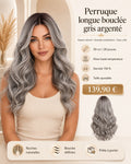 Fiche principale perruque gris argenté
